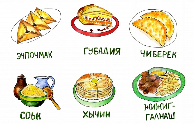 Катлама – татарский пирог с кортом (Tatar Cake with Red Dry Cottage Cheese)